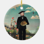 Décoration En Céramique Autoportrait | Henri Rousseau (Dos)