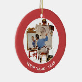 Décoration En Céramique Autoportrait triple (Droite)