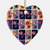 Décoration En Céramique Autumn Leaves Rustic Patchwork (Droite)