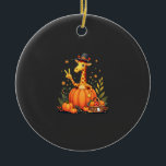 Décoration En Céramique Autumn Pumpkin Fall Giraffe Thanksgiving Womens Me<br><div class="desc">Autumn Pumpkin Fall Giraffe Thanksgiving Womens Mens Kids Long Sleeve T-Shirt (4)</div>