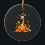 Décoration En Céramique Autumn Pumpkin Fall Giraffe Thanksgiving Womens Me<br><div class="desc">Autumn Pumpkin Fall Giraffe Thanksgiving Womens Mens Kids Long Sleeve T-Shirt (3)</div>