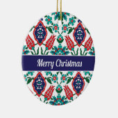 Décoration En Céramique Avec 💙 texte ❤️ 💚 Belles tuiles turques (Droite)