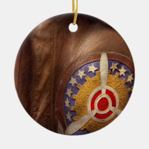 Décoration En Céramique Avion - Pilote - La veste de vol