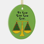 Décoration En Céramique Avocat personnalisé Keepsaké (Droite)