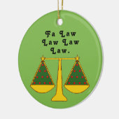 Décoration En Céramique Avocat personnalisé Keepsaké (Gauche)