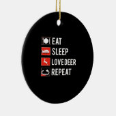 Décoration En Céramique Awesome Deer Lover Creative Modern Design Ornament (Droite)