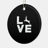 Décoration En Céramique Awesome Deer Lover Trendy Aesthetic DesignOrnament (Gauche)