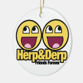 Décoration En Céramique Awesome Herp et Derp (Gauche)