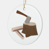 Décoration En Céramique Axe Dans Le Volet (Gauche)