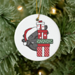 Décoration En Céramique Axolotl Christmas Poison Winter Animals Axolotl<br><div class="desc">Merry Christmas. L'axolotl at Christmas a Christmas greeting. Funny animals with toxits for the holidays. A sweet Christmas greeting. Axolotls are cute animals and perfect for Christmas.</div>