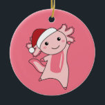 Décoration En Céramique Axolotl Merry Christmas Winter Animals Axolotls Ad<br><div class="desc">L'axolotl pour Noël avec des lumières de fées. Animaux amusants avec des cadeaux et de la neige pour les vacances. Aussi drôle pour Noël en juillet. Les Axolotls sont des animaux mignons et parfaits pour Noël.</div>