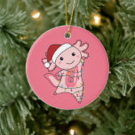 Décoration En Céramique Axolotl Merry Christmas Winter Animals Axolotls Ad<br><div class="desc">L'axolotl pour Noël avec des lumières de fées. Animaux amusants avec des cadeaux et de la neige pour les vacances. Aussi drôle pour Noël en juillet. Les Axolotls sont des animaux mignons et parfaits pour Noël.</div>