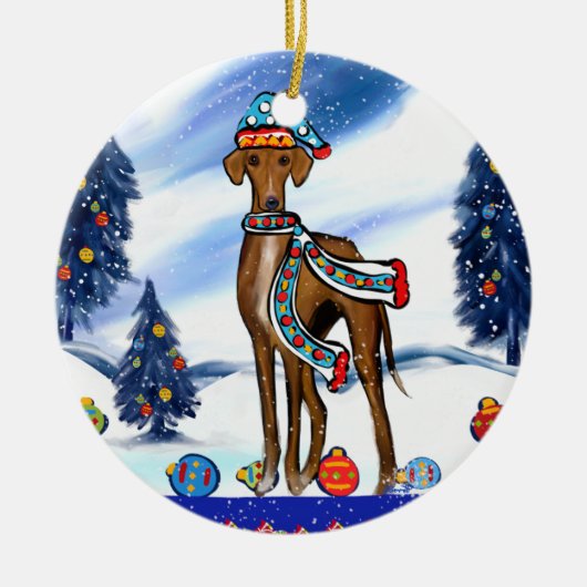 DÉCORATION EN CÉRAMIQUE AZAWAKH (Devant)