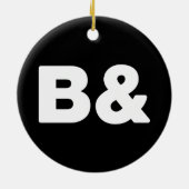 DÉCORATION EN CÉRAMIQUE B& (Dos)