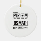 Décoration En Céramique b. maths (Devant)