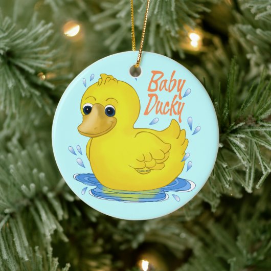 Décoration En Céramique Baby Ducky (Arbre)