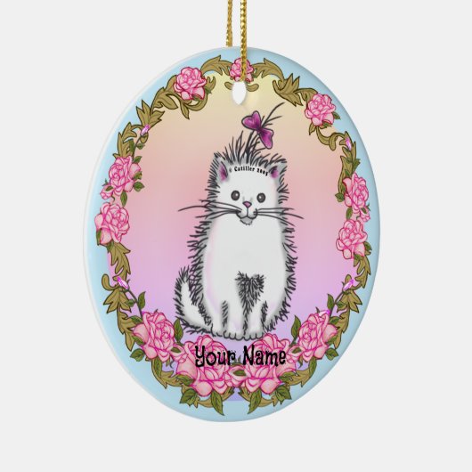 Décoration En Céramique Baby Kitten Cat (Droite)