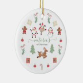 Décoration En Céramique Baby shower mobile de Noël (Droite)