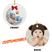 Décoration En Céramique Baby's 1st Christmas 2025 Ornament | Sleeping Moon