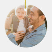 Décoration En Céramique Baby's Boy First Christmas Cute Elephant (Dos)