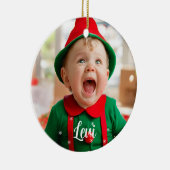 Décoration En Céramique Baby's First Christmas Ornament | Trainee Elf (Droite)