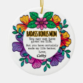 Décoration En Céramique Badass Bonus Maman (Devant)