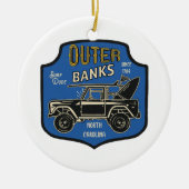 Décoration En Céramique Badge NC des banques extérieures (Devant)