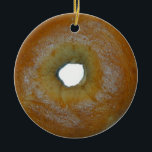 Décoration En Céramique Bagel ornament<br><div class="desc">A bagel to hang for decoration.</div>