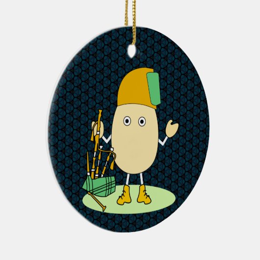 Décoration En Céramique Bagpipe Egghead (Droite)