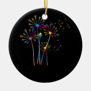 Décoration En Céramique Baguette de crosse de Dandelion pour Lacros