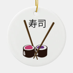 Décoration En Céramique Baguettes japonaises pour sushi