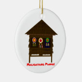 Décoration En Céramique Bahay Kubo ornamnent (Droite)