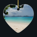 Décoration En Céramique Baie Lune de miel, St. John USVI<br><div class="desc">Baie de Lune de miel,  St John États-Unis Vierges</div>
