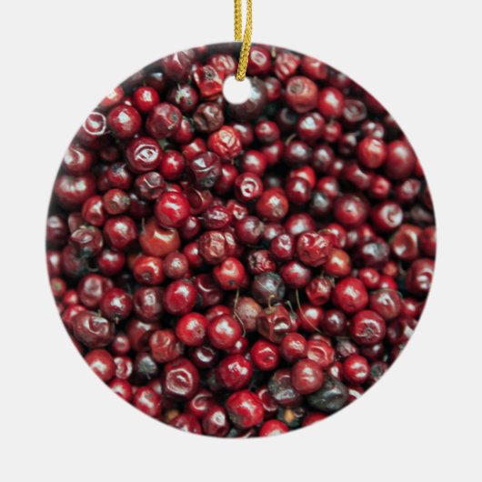 Décoration En Céramique Baies rouges de l'Himalaya (Devant)