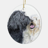 Décoration En Céramique Baisers de griffonnage (Gauche)