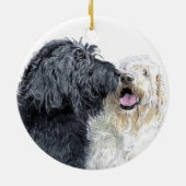 Décoration En Céramique Baisers de griffonnage (Dos)