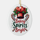 Décoration En Céramique Baking Spirits Bright Funky Baking Chef Baker (Droite)
