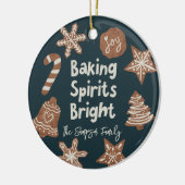 Décoration En Céramique Baking Spirits Bright Holiday Cookies (Gauche)