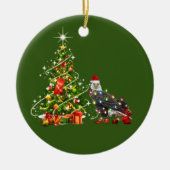 Décoration En Céramique BALD EAGLE avec Casquette Scafe Noël (Devant)