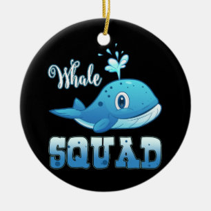 Décoration En Céramique Baleine Squad mignonne nager Gratuit Amour De Mer