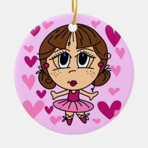 Décoration En Céramique Ballerina Girl