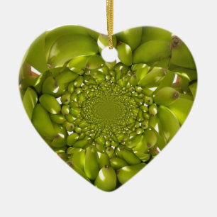 Décoration En Céramique Banane verte Kaleidoscope Art Imprimer/Graphique