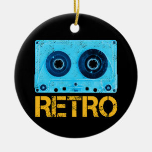 Décoration En Céramique Bande Retro Rechercher Cassette Vintage Fête des a
