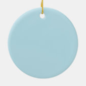 Décoration En Céramique Baptême de garçon au dentelle bleue (Dos)