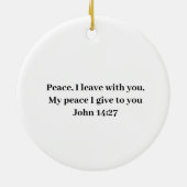 Décoration En Céramique Baptême personnalisé (Dos)