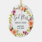 Décoration En Céramique Baptême personnalisé (Droite)