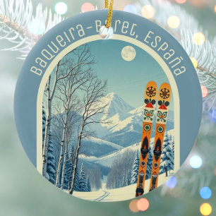 Décoration En Céramique Baqueira-Beret Espagne souvenir de zone skiable