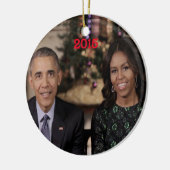 Décoration En Céramique Barack et Michelle 2015 - Ornament (Gauche)