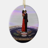 Décoration En Céramique Barack et Michelle Obama (Droite)