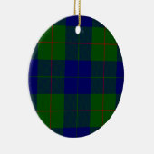 Décoration En Céramique Barclay tartan bleu vert plaid (Droite)